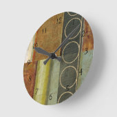 Multitextured Abstract schilderen door Visual Stud Ronde Klok (Hoek)