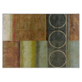 Multitextured Abstract schilderen door Visual Stud Snijplank (Voorkant)