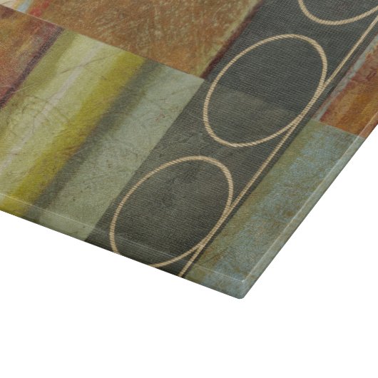 Multitextured Abstract schilderen door Visual Stud Snijplank (Hoek)