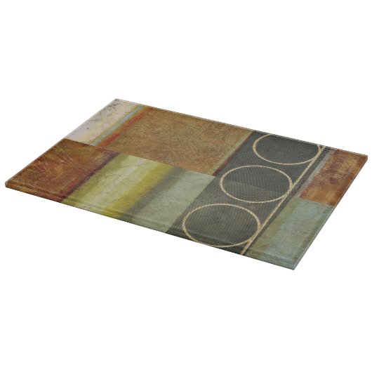 Multitextured Abstract schilderen door Visual Stud Snijplank (Hoek)