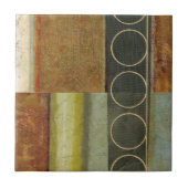 Multitextured Abstract schilderen door Visual Stud Tegeltje (Voorkant)