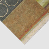 Multitextured Abstract schilderen door Visual Stud Tissuepapier (Detail)