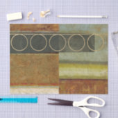 Multitextured Abstract schilderen door Visual Stud Tissuepapier (Craft)