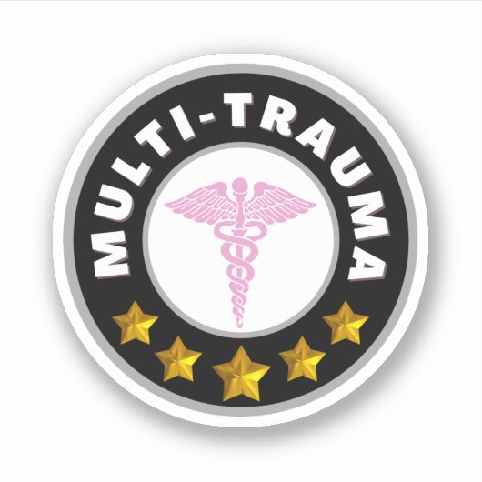 MultiTrauma Sticker (Voorkant)