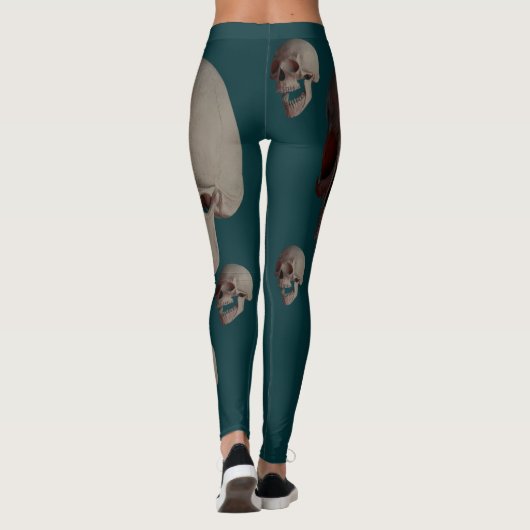 Multitude van Laughing Human Skulls Leggings (Achterkant)