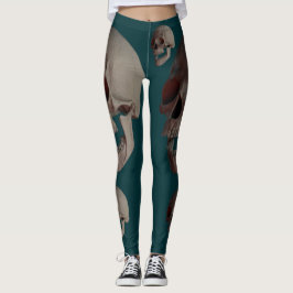 Multitude van Laughing Human Skulls Leggings
