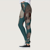 Multitude van Laughing Human Skulls Leggings (Links)