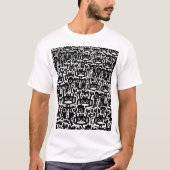 Multitude van robots - Gepersonaliseerd T-shirt (Voorkant)