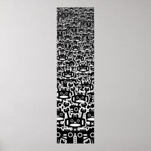 Multitude van robots poster