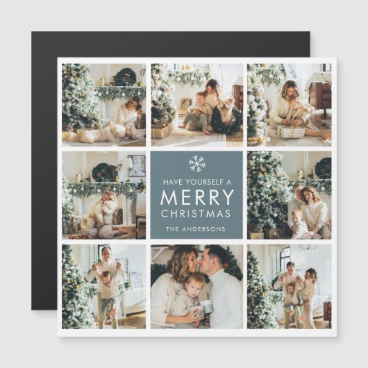 Multivakantiefoto's | Vrolijk kerstfeest | Cadeau (Voorkant / Achterkant)