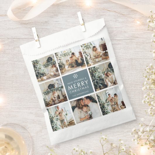 Multivakantiefoto's | Vrolijk kerstfeest | Cadeau Bedankzakje (Geknipt)