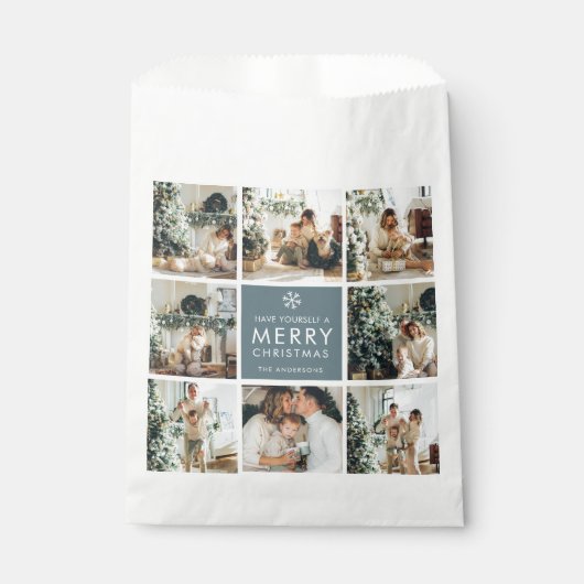 Multivakantiefoto's | Vrolijk kerstfeest | Cadeau Bedankzakje (Voorkant)