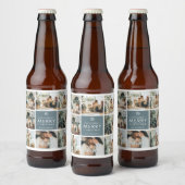 Multivakantiefoto's | Vrolijk kerstfeest | Cadeau Bier Etiket (Flessen)