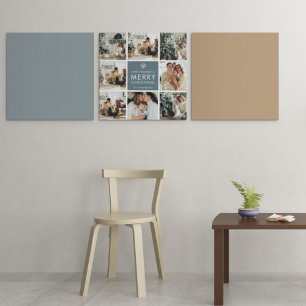 Multivakantiefoto's   Vrolijk kerstfeest   Cadeau Canvas Afdruk