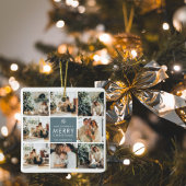Multivakantiefoto's | Vrolijk kerstfeest | Cadeau Keramisch Ornament