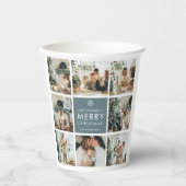 Multivakantiefoto's | Vrolijk kerstfeest | Cadeau Papieren Bekers (Voorkant)