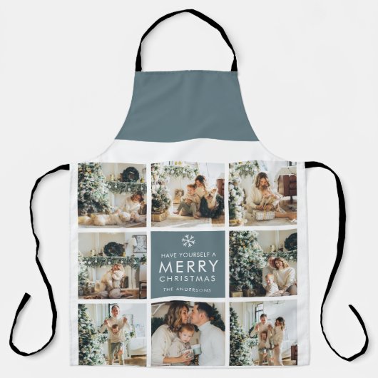 Multivakantiefoto's | Vrolijk kerstfeest | Cadeau Schort (Voorkant)