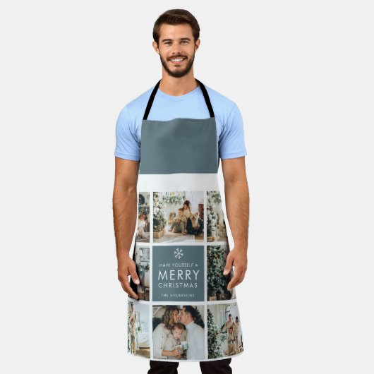 Multivakantiefoto's | Vrolijk kerstfeest | Cadeau Schort (Gedragen)