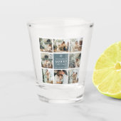 Multivakantiefoto's | Vrolijk kerstfeest | Cadeau Shot Glas (Voorkant)