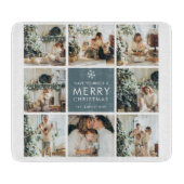 Multivakantiefoto's | Vrolijk kerstfeest | Cadeau Snijplank (Voorkant)