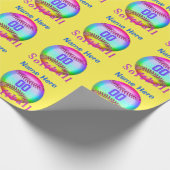 Multiverkleurd, op maat gesneden softwarepakpapier cadeaupapier (Hoek)