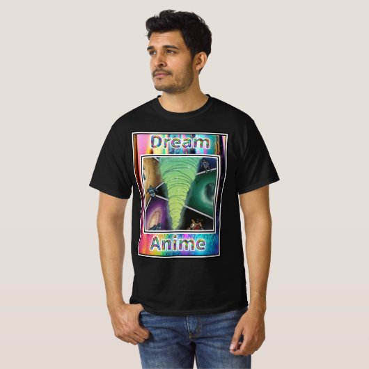 Multiverse Customs Dream Anime T-shirt (Voorkant volledig)