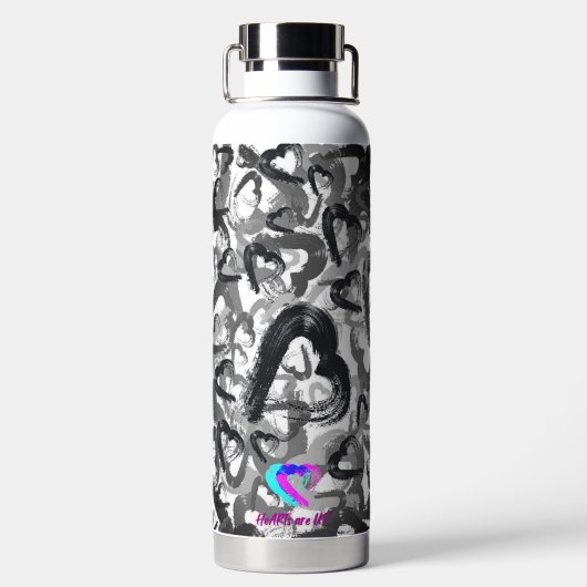 Multiverse Hearts Waterfles (Achterkant)