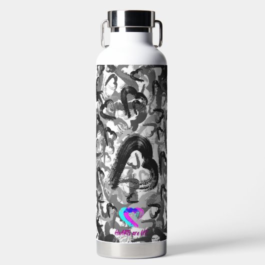 Multiverse Hearts Waterfles (Voorkant)