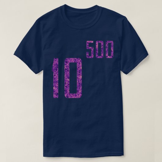 Multiverse String-theorie 10500 T-shirt (Design voorkant)