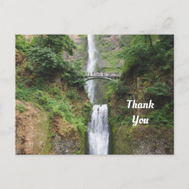 Multnomah Falls bedankingskaart Briefkaart