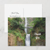 Multnomah Falls bedankingskaart Briefkaart (Voorkant / Achterkant)