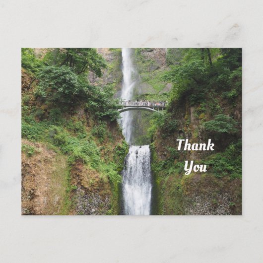 Multnomah Falls bedankingskaart Briefkaart (Voorkant)
