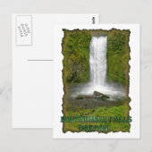 Multnomah Falls Briefkaart (Voorkant / Achterkant)
