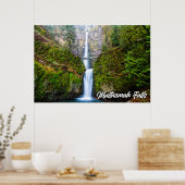 Multnomah Falls, Columbia River Gorge, Oregon Poster (Keuken)