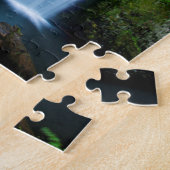 Multnomah Falls in de herfst in de Columbia Gorge Legpuzzel (Zijkant)