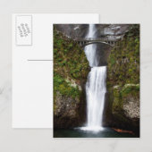 Multnomah Falls in the Columbia Gorge Briefkaart (Voorkant / Achterkant)