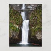 Multnomah Falls in the Columbia Gorge Briefkaart (Voorkant)