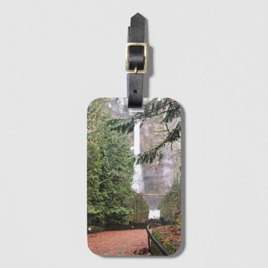 Multnomah Falls, OR Bagagelabel (Voorkant (verticaal))