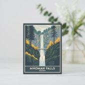 Multnomah Falls Oregon Briefkaart (Staand voorkant)