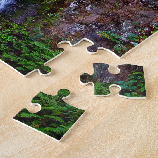 Multnomah Falls Oregon. Legpuzzel (Zijkant)