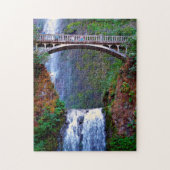 Multnomah Falls Oregon. Legpuzzel (Verticaal)