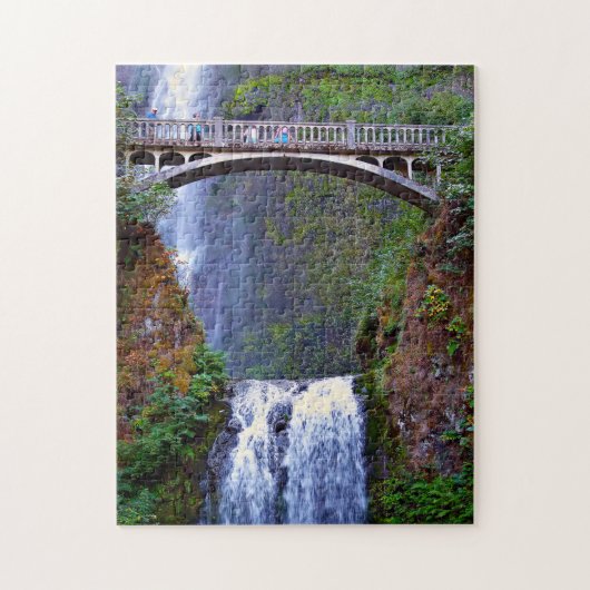 Multnomah Falls Oregon. Legpuzzel (Verticaal)