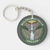 Multnomah Falls Oregon Sleutelhanger (Voorkant)