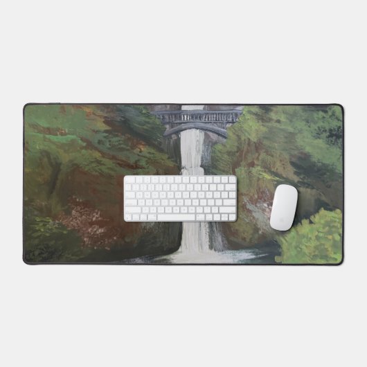 Multnomah Falls-uitzicht Bureaumat (Keyboard & Muis)