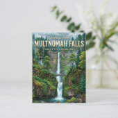 Multnomah Falls VS Briefkaart (Staand voorkant)