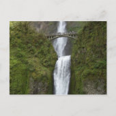 Multnomah Herfst Waterfall Briefkaart (Voorkant)