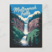 Multnomah Herfsten  Briefkaart (Voorkant)
