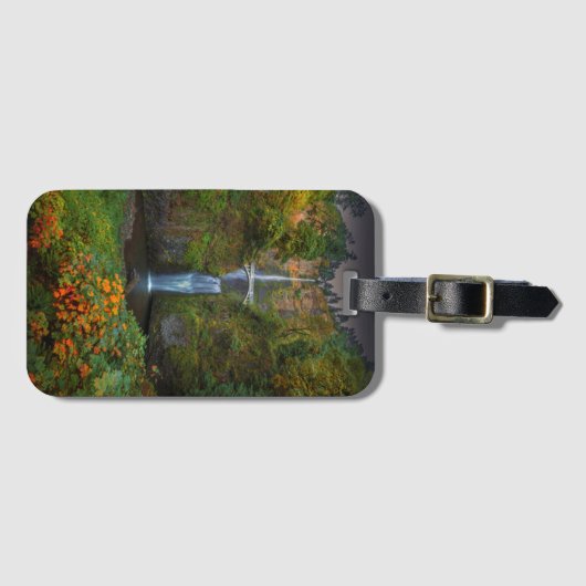 Multnomah Herfsten | Columbia River Gorge, Oregon Bagagelabel (Voorkant (horizontaal))