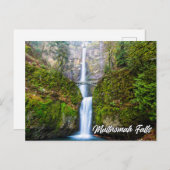Multnomah-Herfsten, Columbia River Gorge, Oregon Briefkaart (Voorkant / Achterkant)