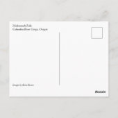 Multnomah-Herfsten, Columbia River Gorge, Oregon Briefkaart (Achterkant)